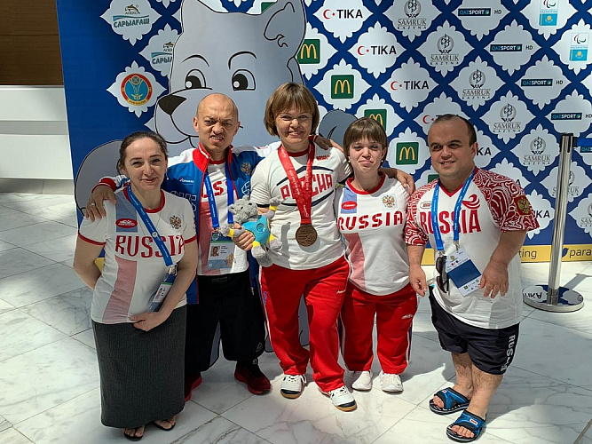 Тамара Подпальная завоевала бронзовую медаль в третий день чемпионата мира по пауэрлифтингу спорта лиц с ПОДА в Казахстане