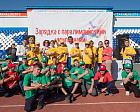 Более 100 детей вышли на зарядку с Паралимпийскими чемпионами в Южно-Сахалинске