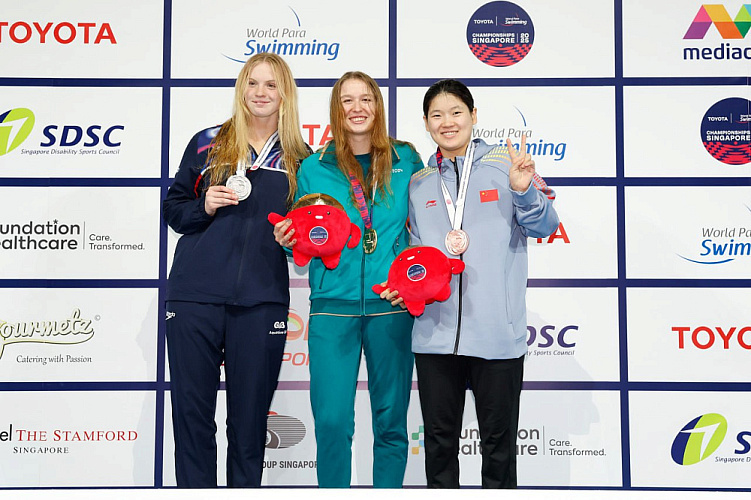 Российские паралимпийцы завоевали 4 золотые, а также по 2 серебряные и бронзовые медали в четвертый день чемпионата мира по плаванию в Сингапуре