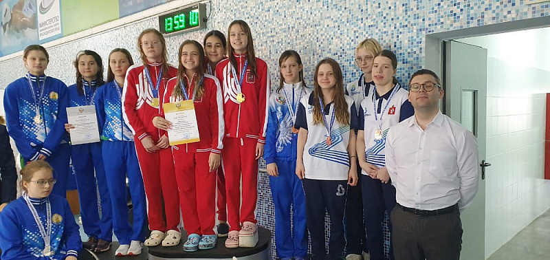 Команда Москвы стала победителем общекомандного зачета чемпионата России по плаванию среди лиц с ПОДА 