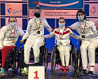 Сборная России завоевала 7 золотых, 7 серебряных, 10 бронзовых медалей и выиграла общекомандный зачет Кубка мира по фехтованию на колясках в Польше