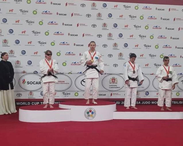 3 золотые, 2 серебряные и 5 бронзовых медалей завоевали российские атлеты на Кубке мира по дзюдо спорта слепых 