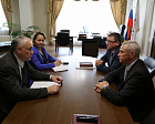 П.А. Рожков провел рабочую встречу с генеральным директором РУСАДА Ю.А. Ганусом