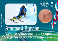 Алексей Бугаев завоевал бронзовую медаль в горнолыжном спорте в гигантском слаломе