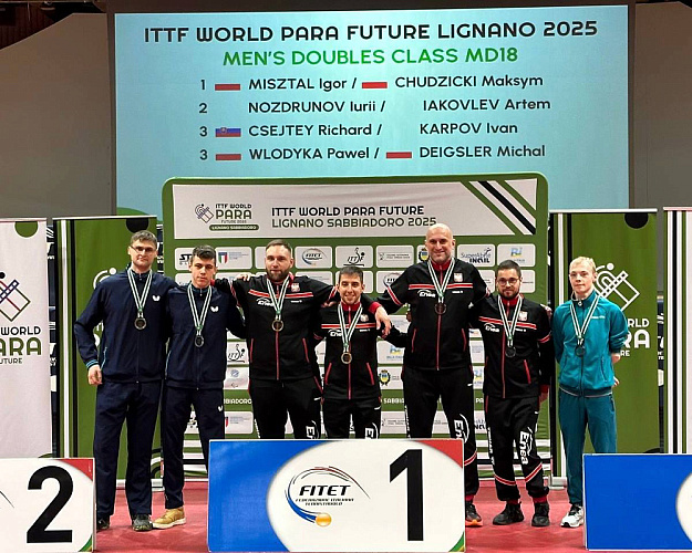 23 медали российские паралимпийцы завоевали на международных соревнованиях по настольному теннису спорта лиц с ПОДА и ЛИН