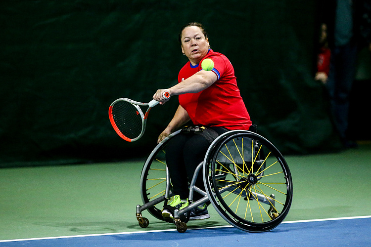 43 спортсмена из 11 регионов страны разыграли медали чемпионата России по теннису на колясках