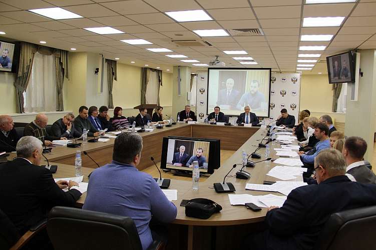 А.А. Строкин в зале Исполкома Паралимпийского комитета России провел заседание Совета Всероссийской Федерации спорта лиц с поражением опорно-двигательного аппарата