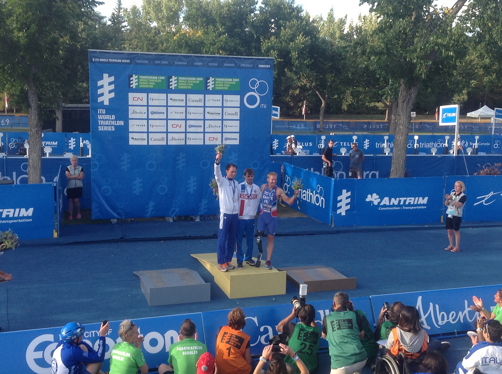 Василий Егоров выиграл золотую медаль на Гранд-финале чемпионата мира по паратриатлону в Канаде Василий Егоров выиграл золотую медаль на Гранд-финале чемпионата мира по паратриатлону в Канаде