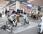 П.А. Рожков в Тренировочном центре спортивных сборных команд России «Озеро Круглое» встретился со сборной командой России по фехтованию на колясках