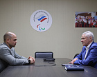 В офисе ПКР состоялась рабочая встреча президента ПКР П.А. Рожкова и генерального секретаря Федерации водных видов спорта Р.И. Габдуллина