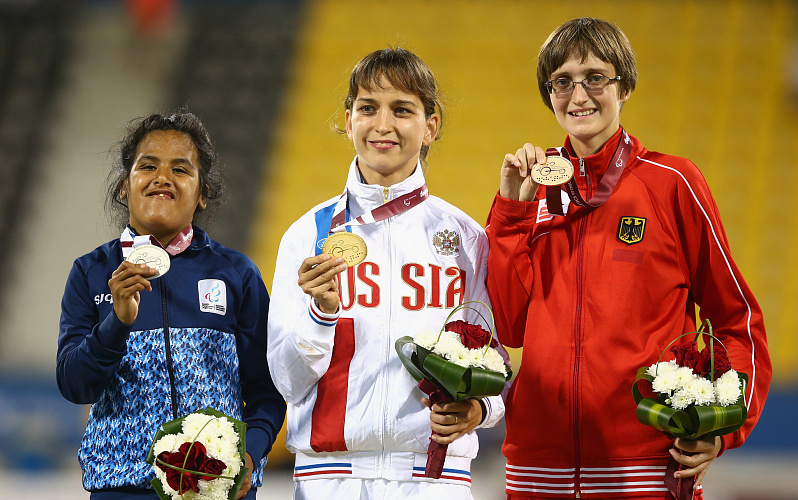 Российские спортсмены завоевали 3 золотые, 2 серебряные и 1 бронзовую медалей в шестой день чемпионата мира по легкой атлетике IPC в Катаре