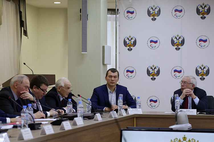 В зале Исполкома ПКР состоялось заседание МВК по развитию адаптивной физической культуры и спорта Совета при Президенте РФ по развитию физической культуры и спорта под руководством В.П. Лукина В зале Исполкома ПКР состоялось заседание МВК по развитию адаптивной физической культуры и спорта Совета при Президенте РФ по развитию физической культуры и спорта под руководством В.П. Лукина