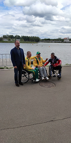 А.А. Строкин в г. Москве принял участие в церемониях награждения и закрытия чемпионата России по гребле на байдарках и каноэ спорта лиц с ПОДА