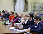 В зале Исполкома ПКР состоялось заседание Совета Всероссийской Федерации спорта лиц с ПОДА под руководством Л.Н. Селезнева