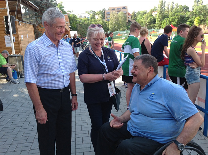 В г. Прага (Чехия) состоялась рабочая встреча президента IWAS Пола де Паса, П.А. Рожкова и генерального директора Федерации IWAS Шармейн Хупер