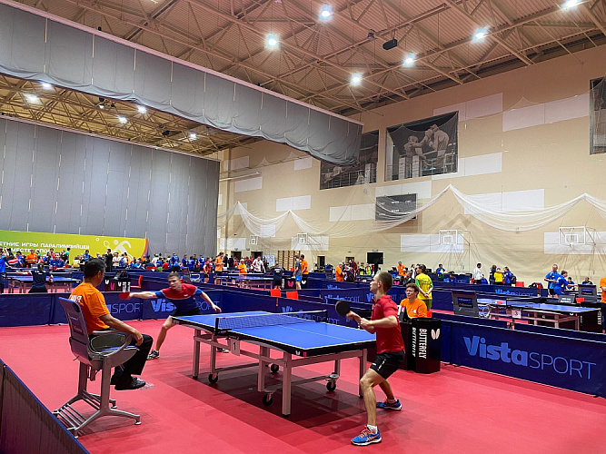 Прокофьева и Кудрявцев стали победителями личных соревнований по настольному теннису спорта лиц с ИН на Летних Играх Паралимпийцев «Мы вместе. Спорт».