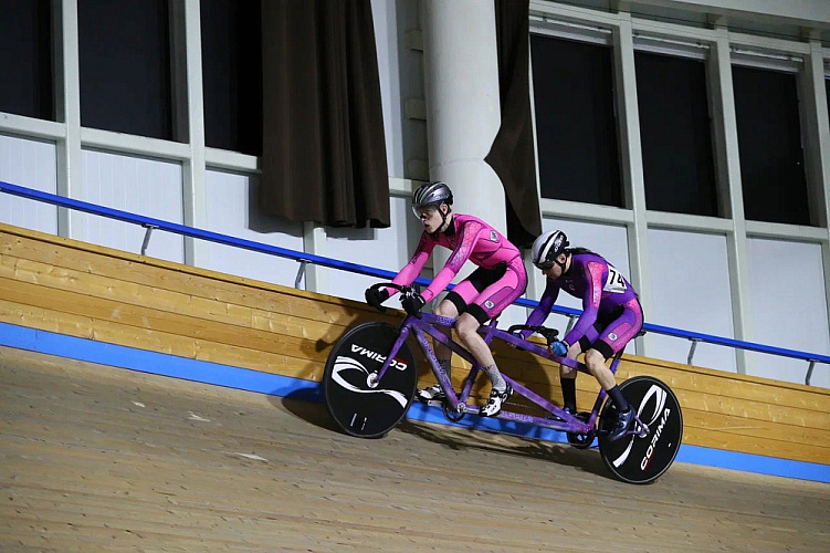 Определены победители и призеры чемпионата России по велоспорту-тандем спорта слепых