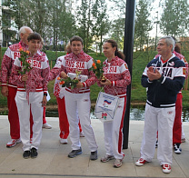 П.А. Рожков  в Паралимпийской деревне провел традиционное утреннее награждение победителей и призеров лондонской Паралимпиады