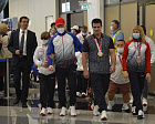 В Москву с Паралимпийских игр в Токио прибыла вторая группа спортсменов команды ПКР