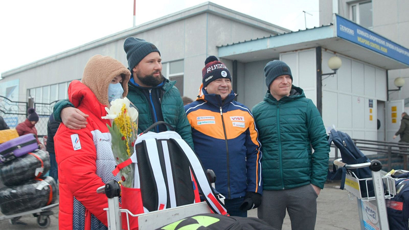 Камчатские паралимпийцы вернулись домой из Пекина 