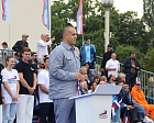 Президент ПКР П.А. Рожков и спортсмены-паралимпийцы приняли участие в масштабном спортивном шествии на ВДНХ