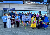 Якутск торжественно встретил в аэропорту сборную команду ветеранов «Кубка Защитников Отечества»