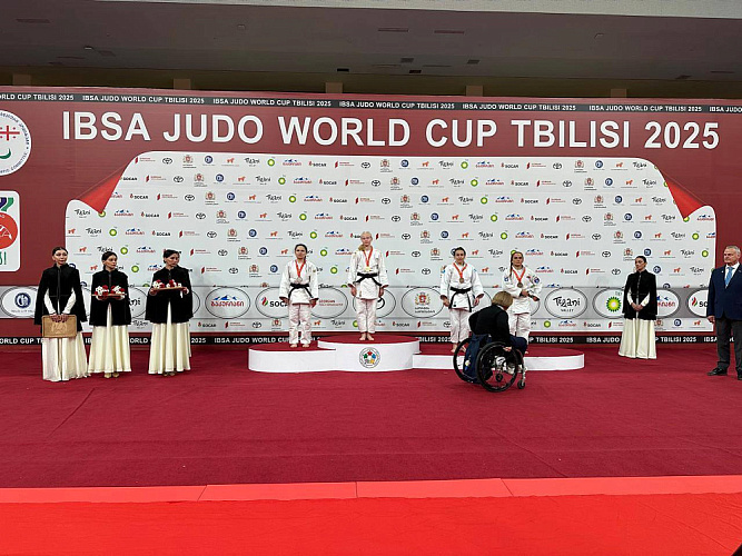 3 золотые, 2 серебряные и 5 бронзовых медалей завоевали российские атлеты на Кубке мира по дзюдо спорта слепых 