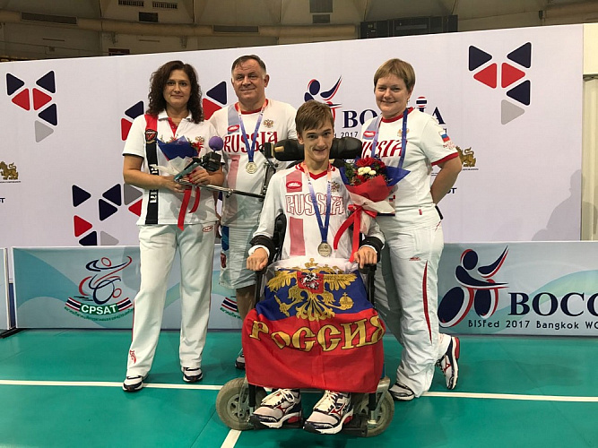 Россиянин Михаил Васильев стал серебряным призером крупного международного турнира по бочча в Таиланде Россиянин Михаил Васильев стал серебряным призером крупного международного турнира по бочча в Таиланде