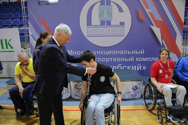 П.А. Рожков в г. Раменском принял участие в просмотре соревнований и церемонии награждения победителей и призеров Всероссийских соревнований по парабадминтону