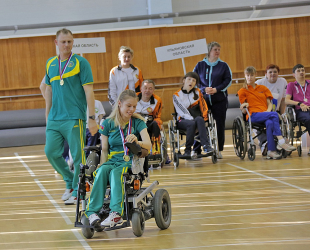 В Алексине определены победители чемпионата России по бочча