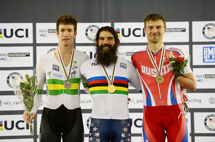 Российский велогонщик Алексей Обыденнов завоевал бронзу на чемпионате мира в США