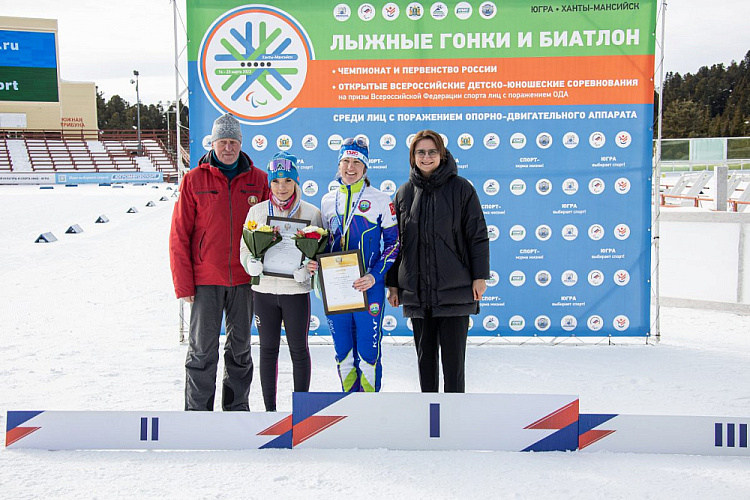 В Ханты-Мансийске определены победители и призеры главного старта по лыжным гонкам и биатлону спорта лиц с ПОДА спортивного сезона 2023 года