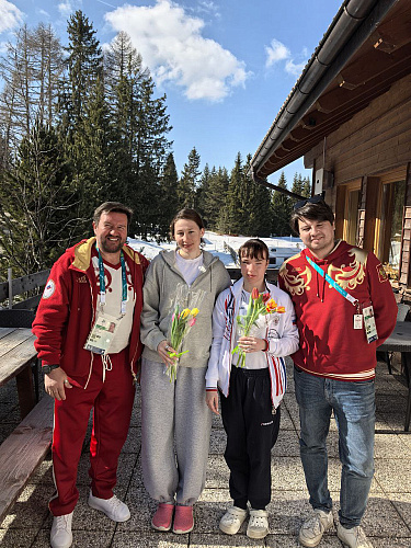 Российских участниц паралимпийских игр в Италии поздравили с Международным женским днём Российских участниц паралимпийских игр в Италии поздравили с Международным женским днём