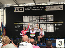 Светлана Мошкович завоевала серебряную медаль в первый день чемпионата мира по велоспорту среди лиц с ПОДА и нарушением зрения в Италии