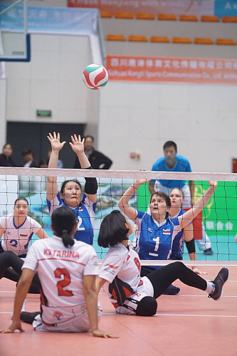 Женская сборная команда России по волейболу сидя стала серебряным призером международного турнира World Super 6 в Китае