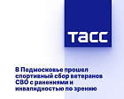 ТАСС: В Подмосковье прошел спортивный сбор ветеранов СВО с ранениями и инвалидностью по зрению