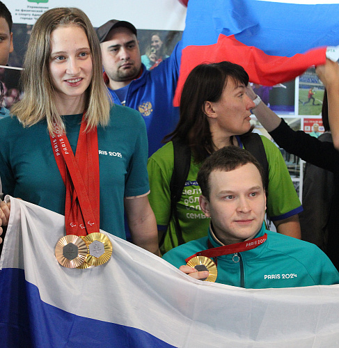 В Челябинске встретили участников Паралимпийских игр-2024 в Париже