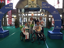 Виктория Львова завоевала первое место на юниорском турнире по теннису на колясках во Франции