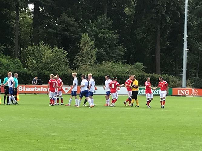 Сборная команда России выиграла у Финляндии со счетом 4-1 в заключительном матче группового этапа чемпионата Европы по футболу 7х7 спорта лиц с заболеванием ЦП в Нидерландах