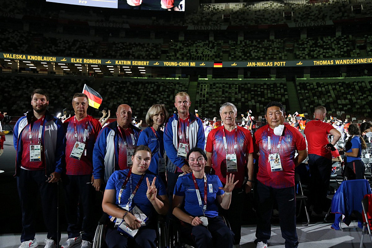 Команда ПКР приняла участие в церемонии открытия XVI Паралимпийских летних игр в Токио