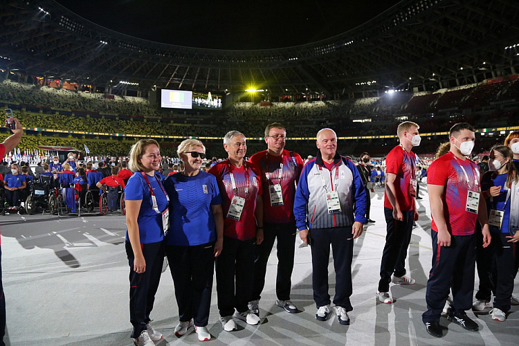 Команда ПКР приняла участие в церемонии открытия XVI Паралимпийских летних игр в Токио