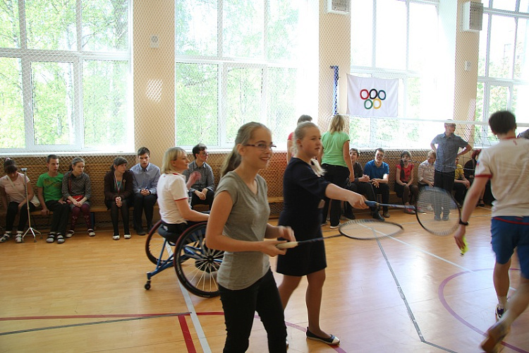 В г. Санкт-Перебурге в спортивном зале Школы-интерната №9 состоялся мастер-класс по парабадминтону В г. Санкт-Перебурге в спортивном зале Школы-интерната №9 состоялся мастер-класс по парабадминтону