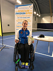 Россиянка Виктория Львова стала обладательницей двух серебряных наград на международных соревнованиях по теннису на колясках в Швеции