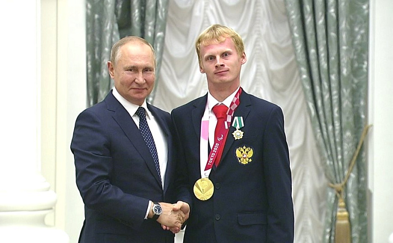 Президент РФ В.В. Путин вручил государственные награды победителям ХVI Паралимпийских летних игр в Токио