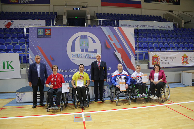 П.А. Рожков в г. Раменском принял участие в просмотре соревнований и церемонии награждения победителей и призеров Всероссийских соревнований по парабадминтону