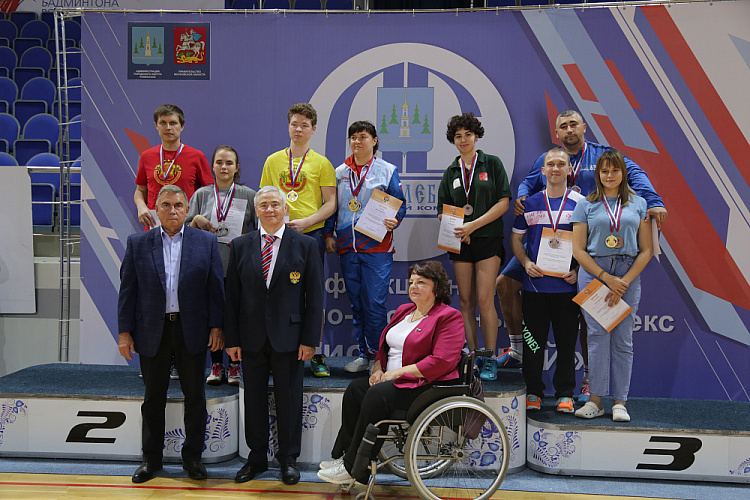 П.А. Рожков в г. Раменском принял участие в просмотре соревнований и церемонии награждения победителей и призеров Всероссийских соревнований по парабадминтону