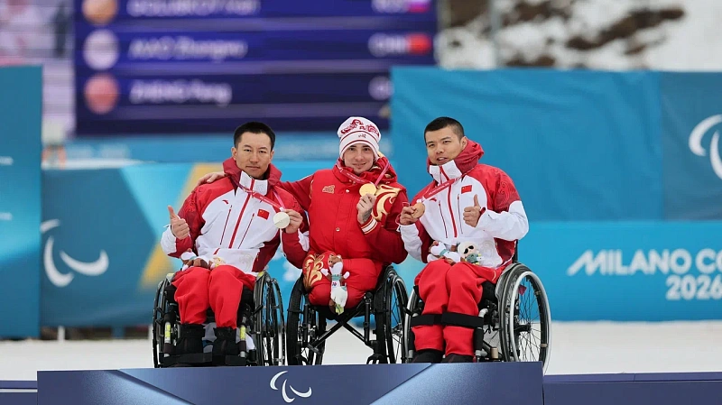 2 золотые медали завоевала сборная команда России на XIV Паралимпийских зимних играх в пятый день соревнований