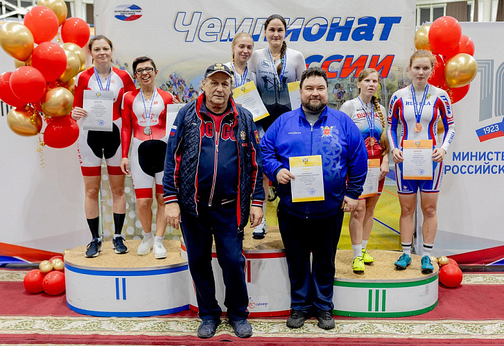 Определены победители и призеры чемпионата России по велоспорту-тандем спорта слепых