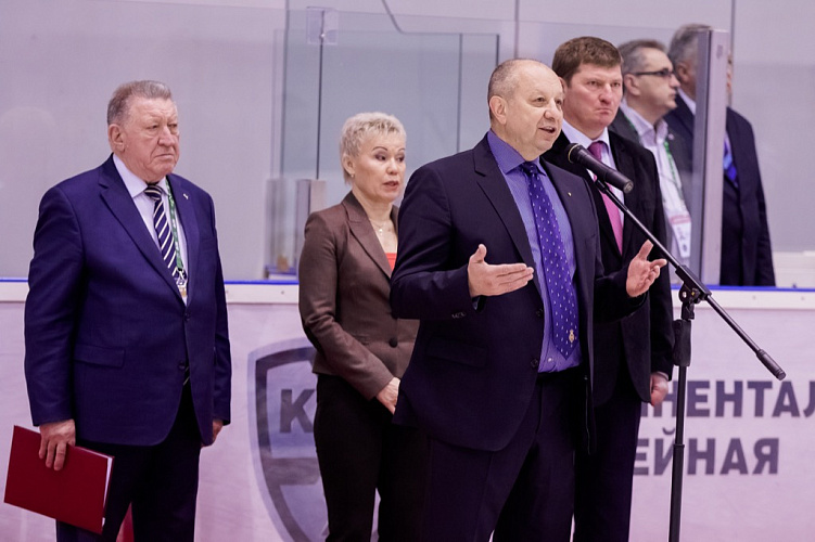 Р.А. Баталова, Л.Н. Селезнев приняли участие в церемонии открытия Традиционного международного турнира – Кубок континента по хоккею-следж