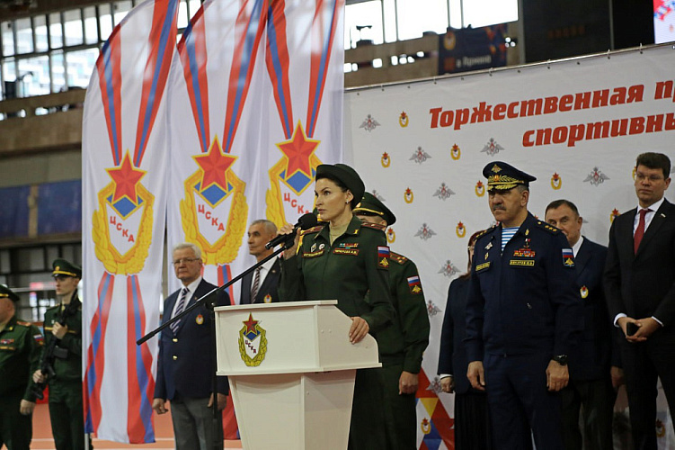 П.А. Рожков в Москве принял участие в торжественной церемонии приведения к военной присяге военнослужащих спортивных рот ЦСКА П.А. Рожков в Москве принял участие в торжественной церемонии приведения к военной присяге военнослужащих спортивных рот ЦСКА